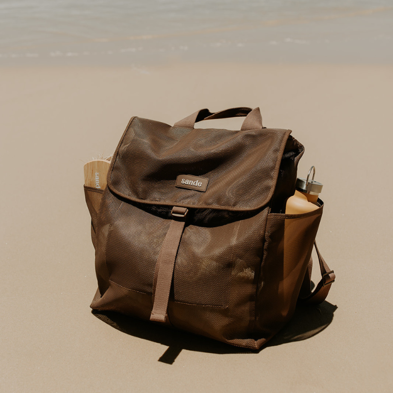 Sande - Beach Hauler™ Mesh Backpack Espresso