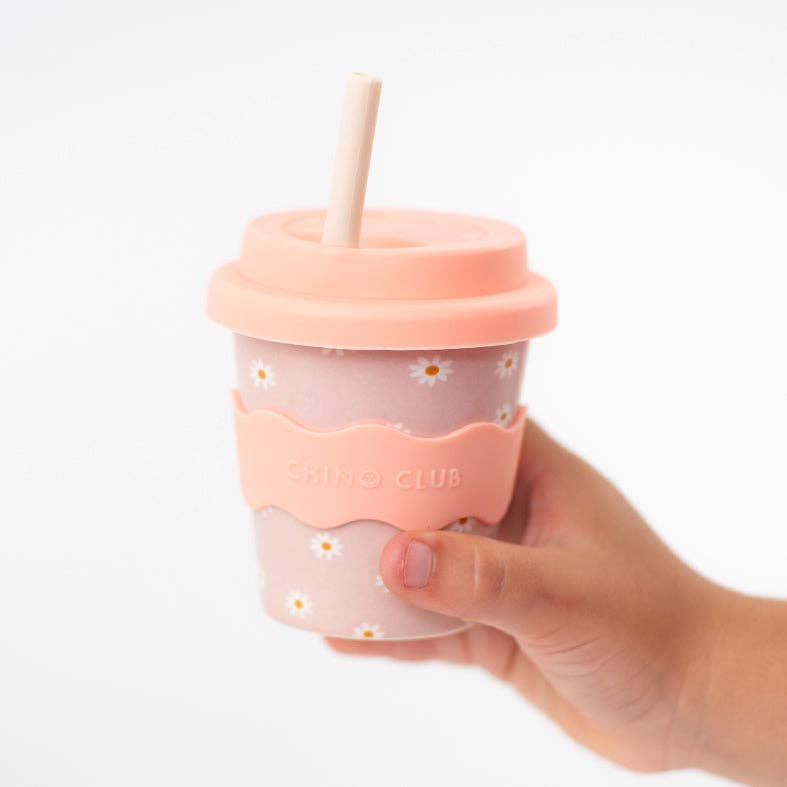 Chino Club - Pink Daisy Babychino Cup 4oz
