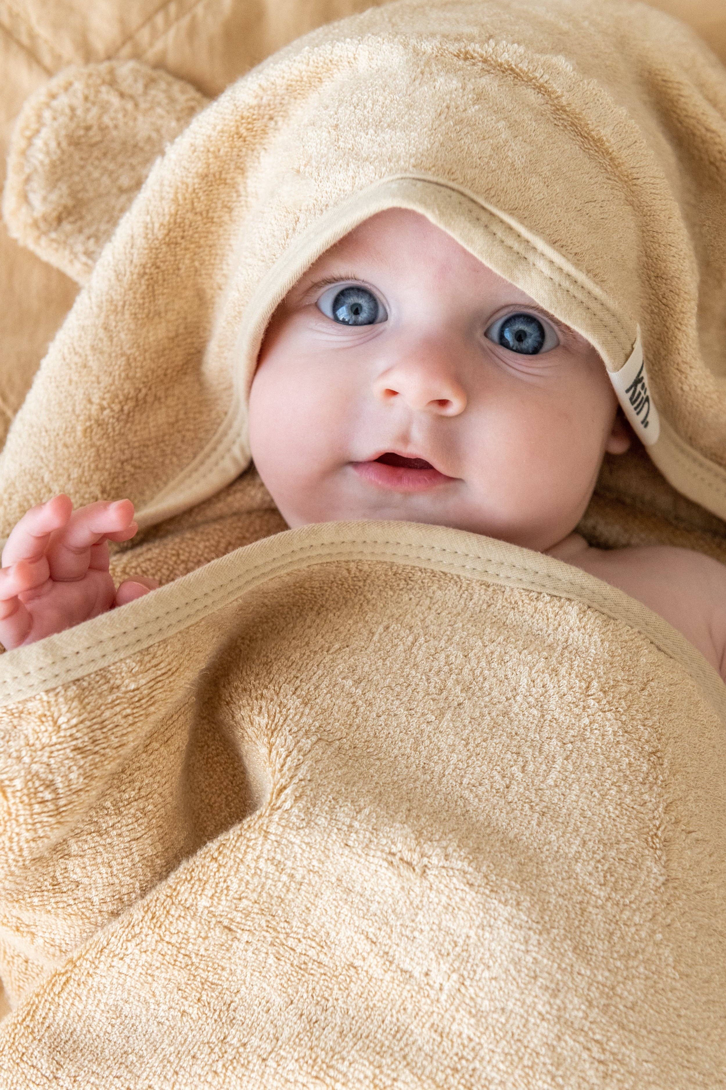 Kiin Baby - Hooded Towel Oat