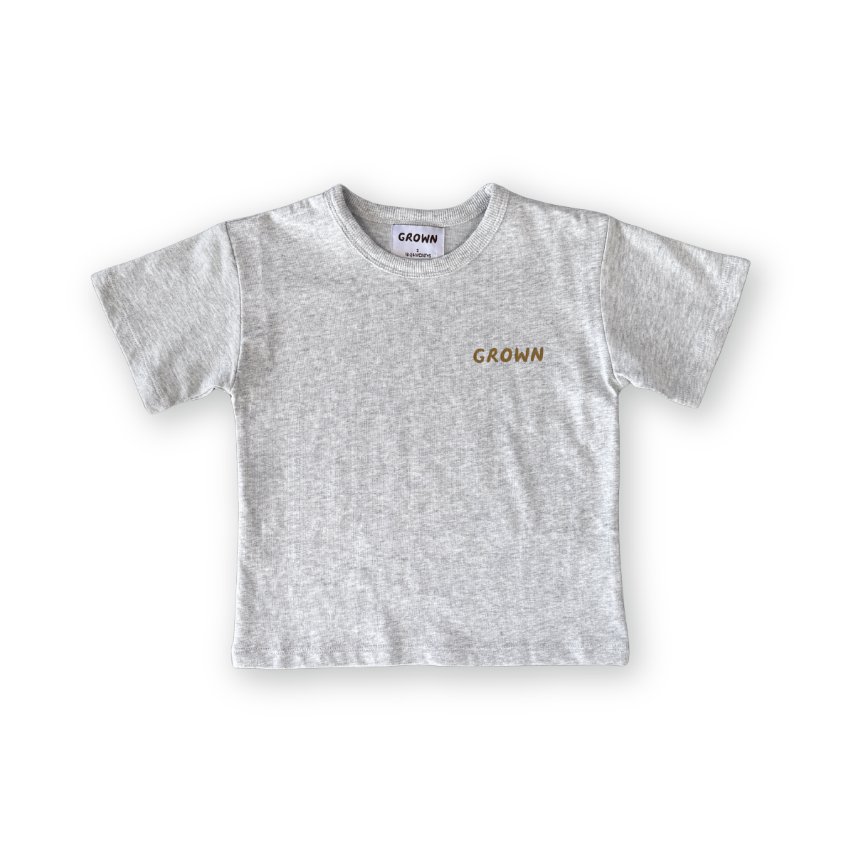 Grown - Organic Sunshine Tee Grey Marle