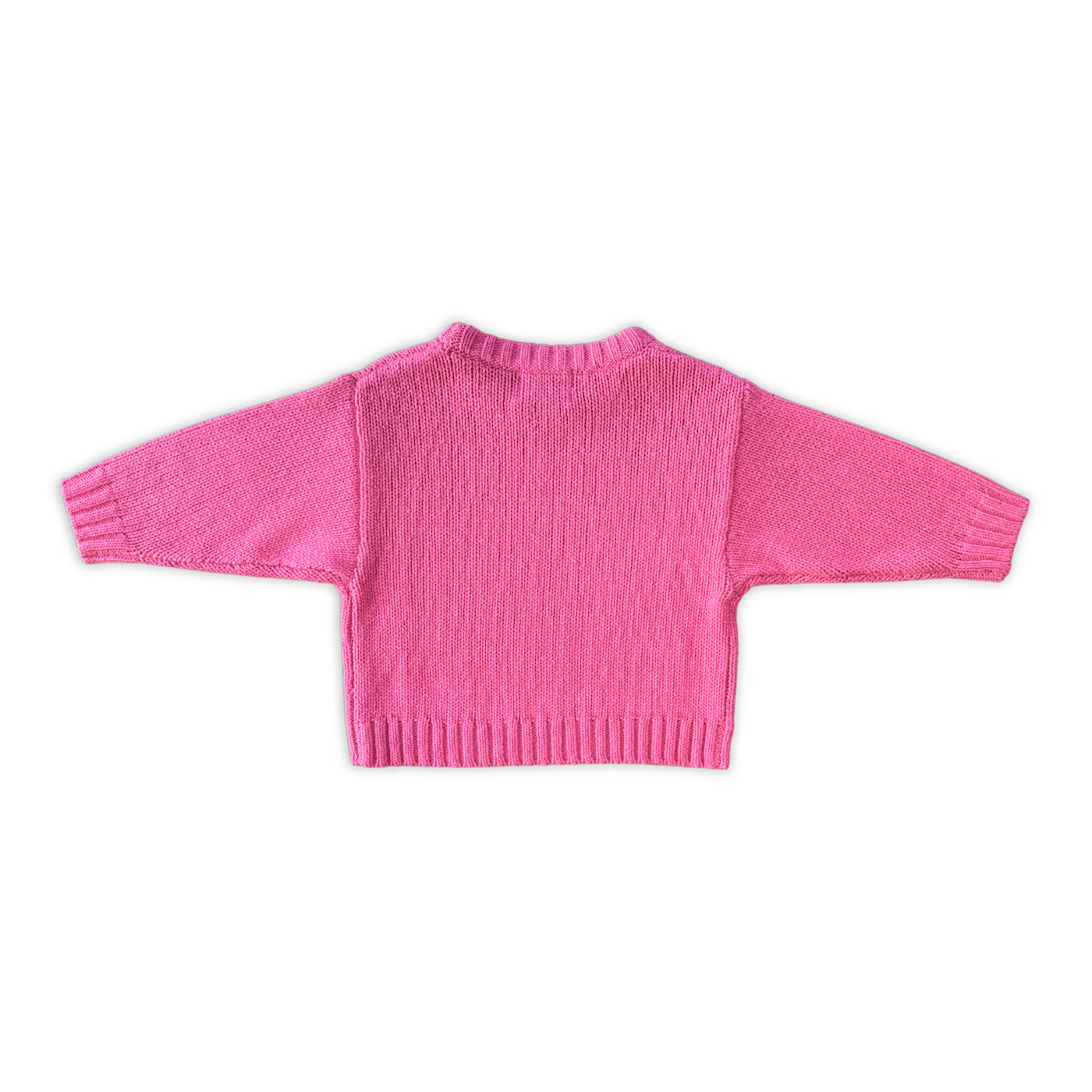 Grown - Merino Blend Knit Pull Over Raspberry