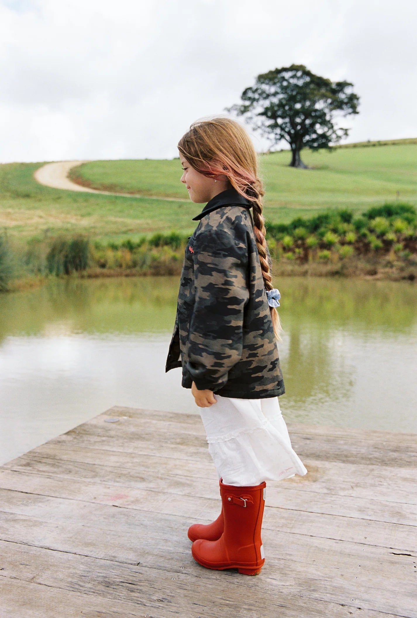 JUNI JNR - Rocky Padded Jacket Camo