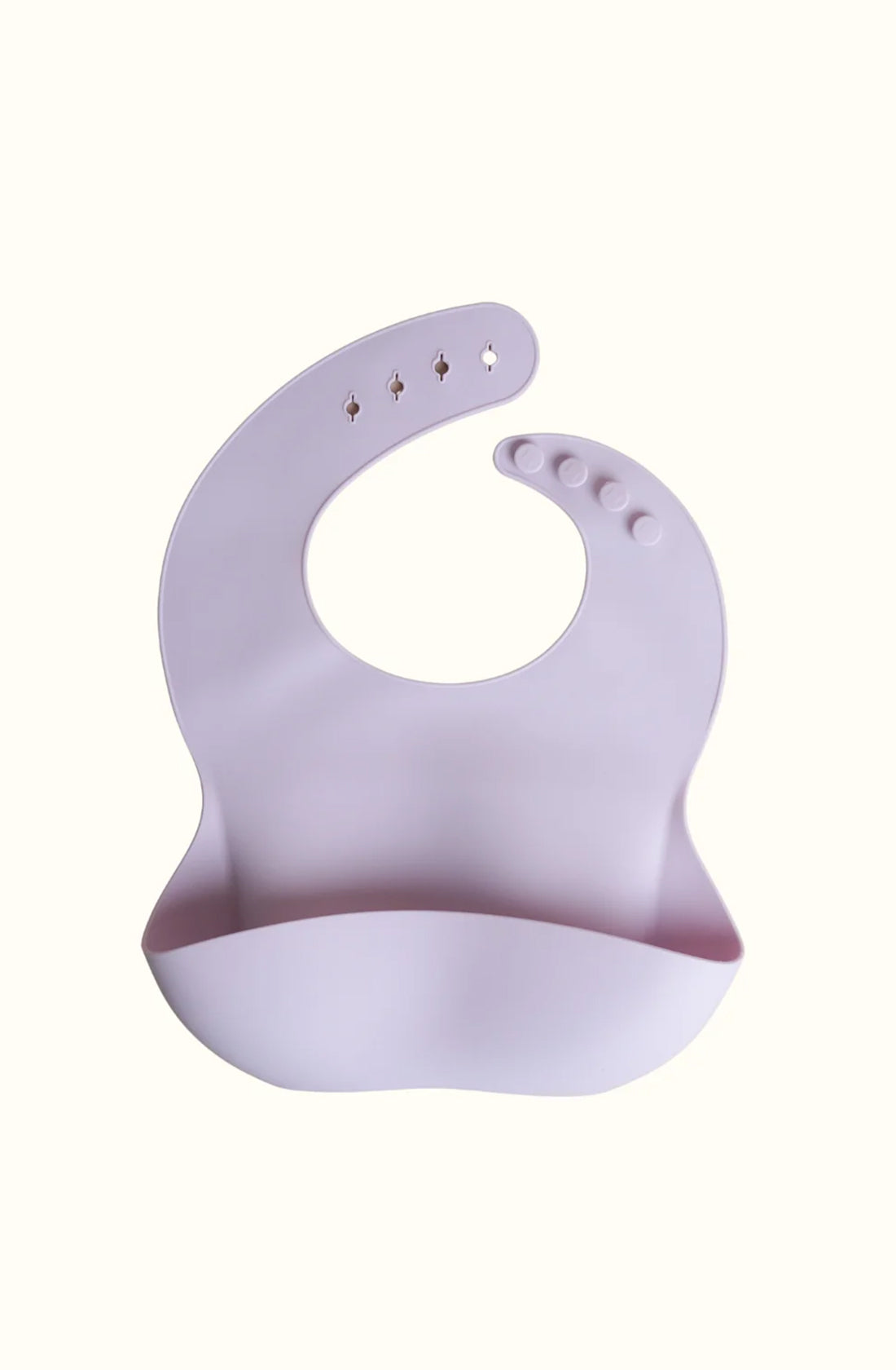 ROMMER Silicone Bib in Lilac.