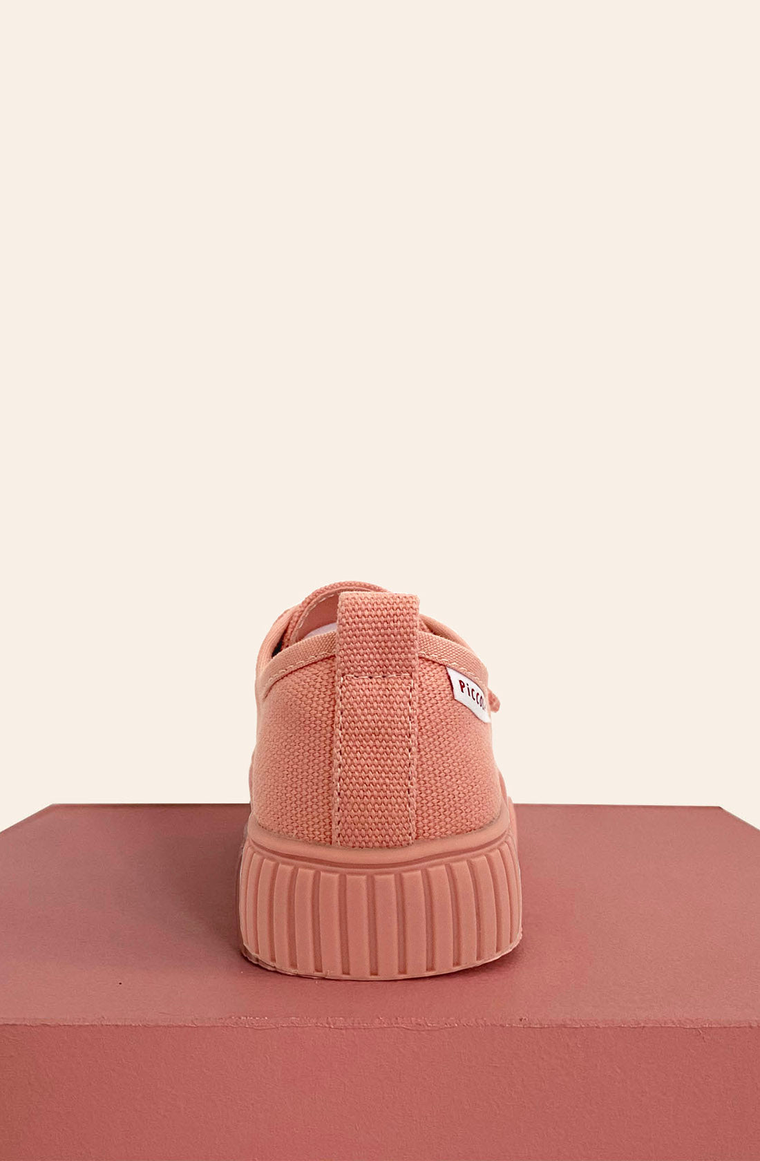 PICCOLINI Original Low Top Sneaker Pink from back.