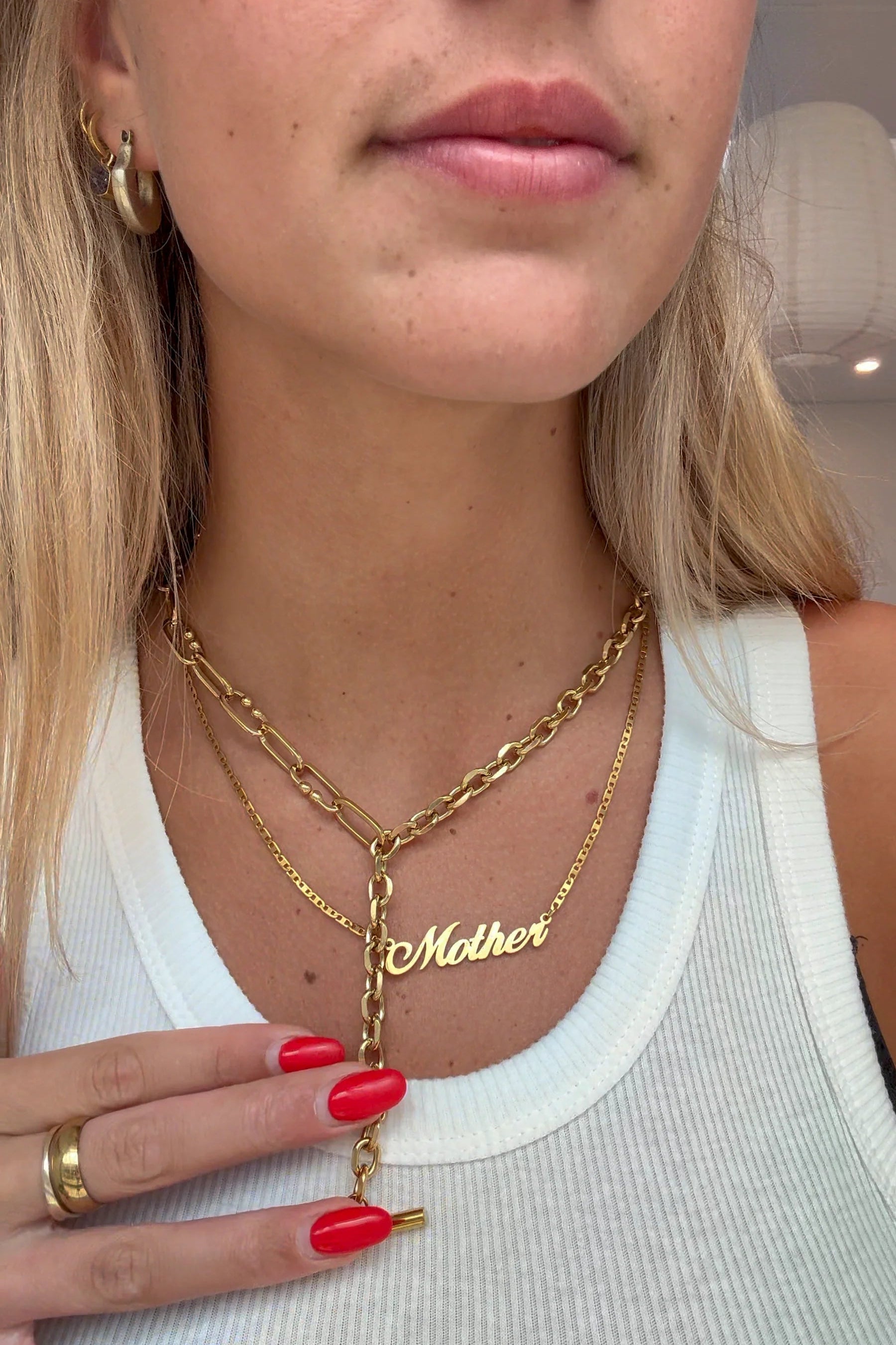 Aelia - Mother Necklace 18k Gold Plated