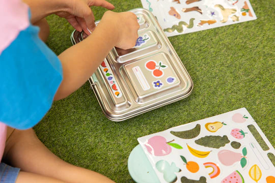 Nudie Rudie - Reusable Lunch Box Stickers Tutti Fruitti Fun