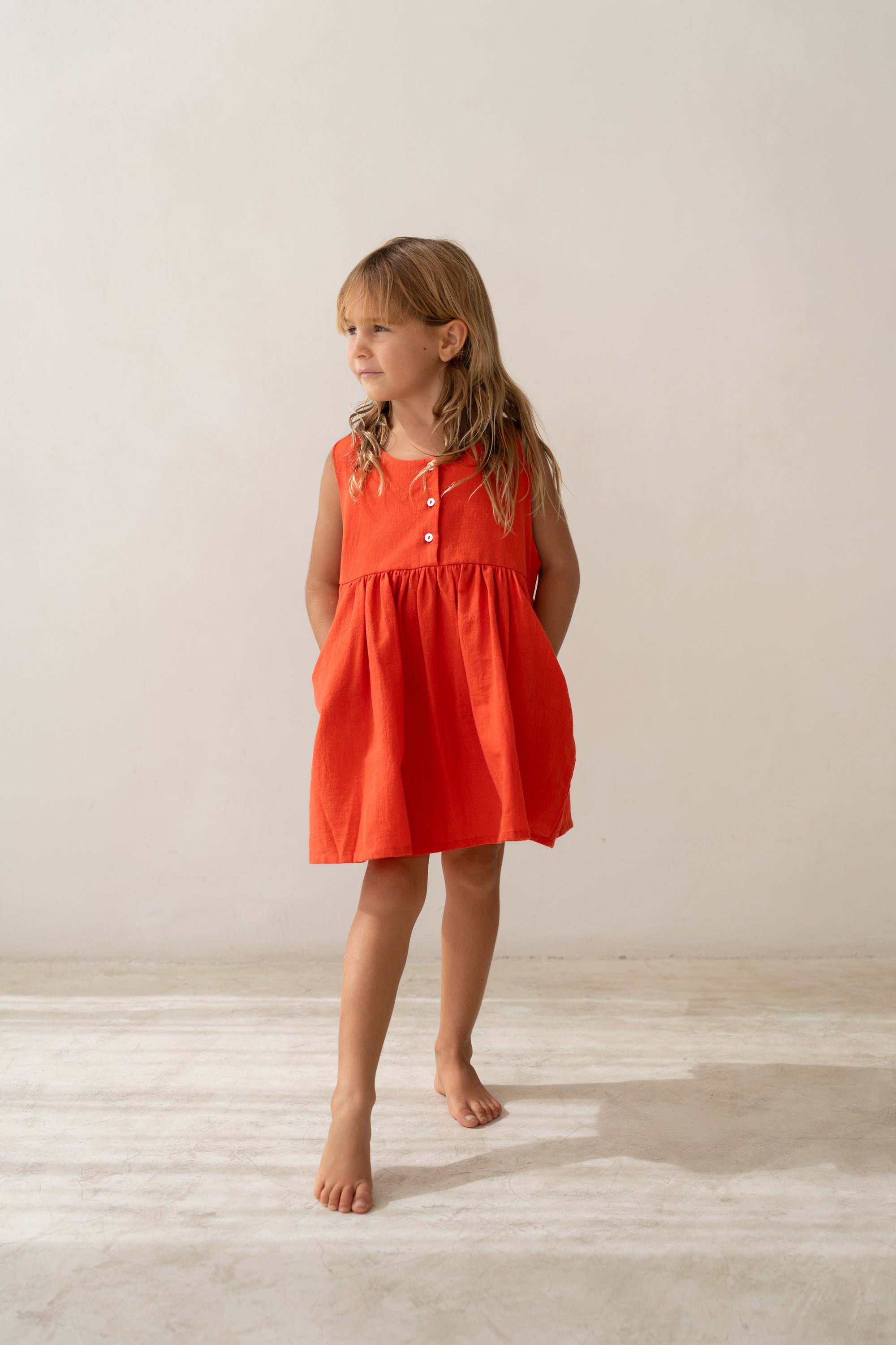 Illoura the Label - Della Pinafore Coral