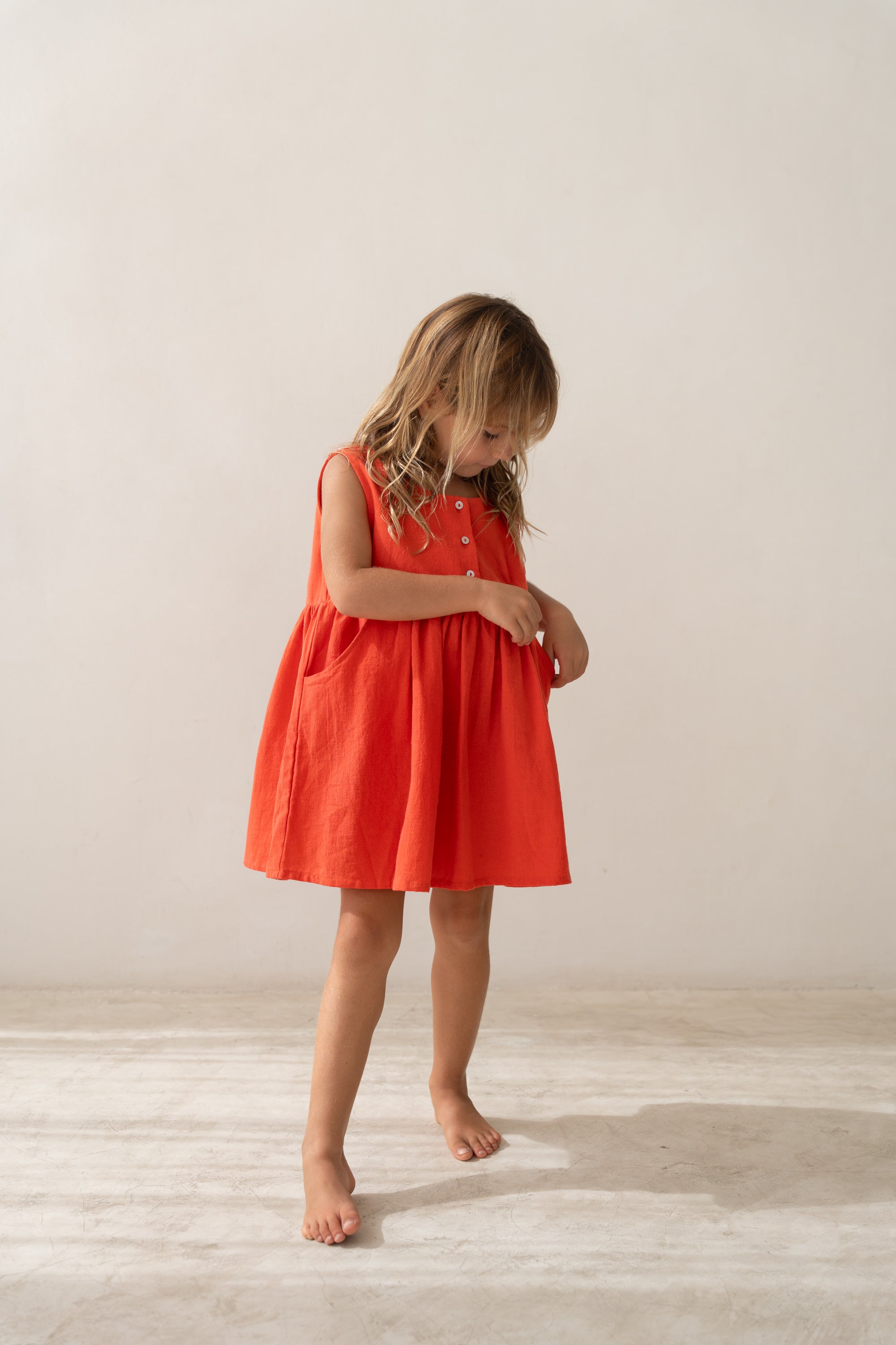 Illoura the Label - Della Pinafore Coral