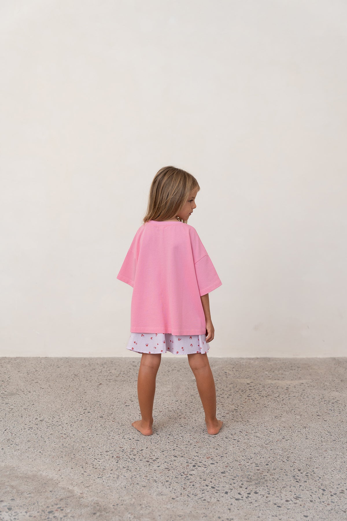 PRE-ORDER Illoura the Label - Dancing Flowers Tee Peony