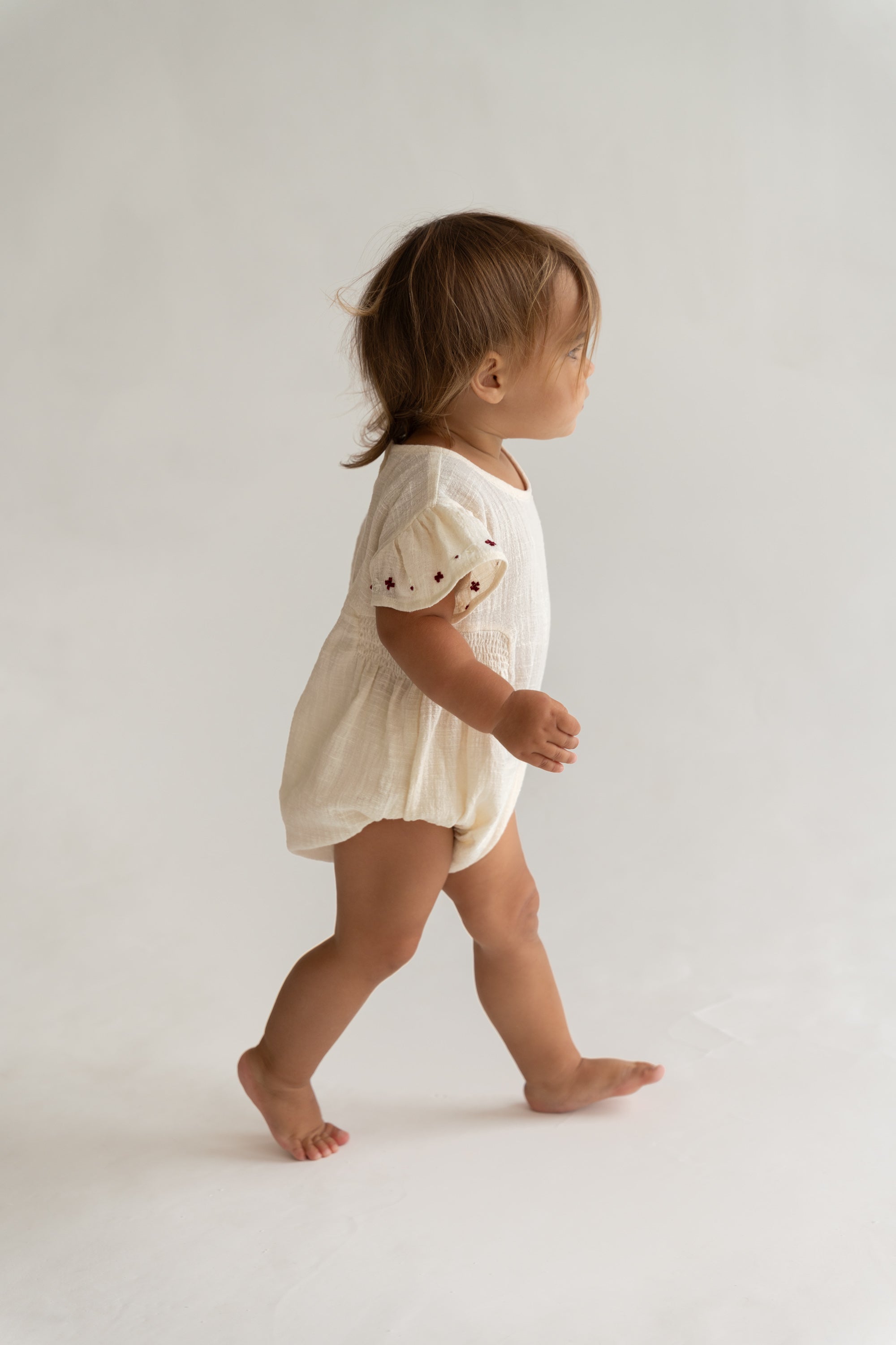 Blossom Romper Natural