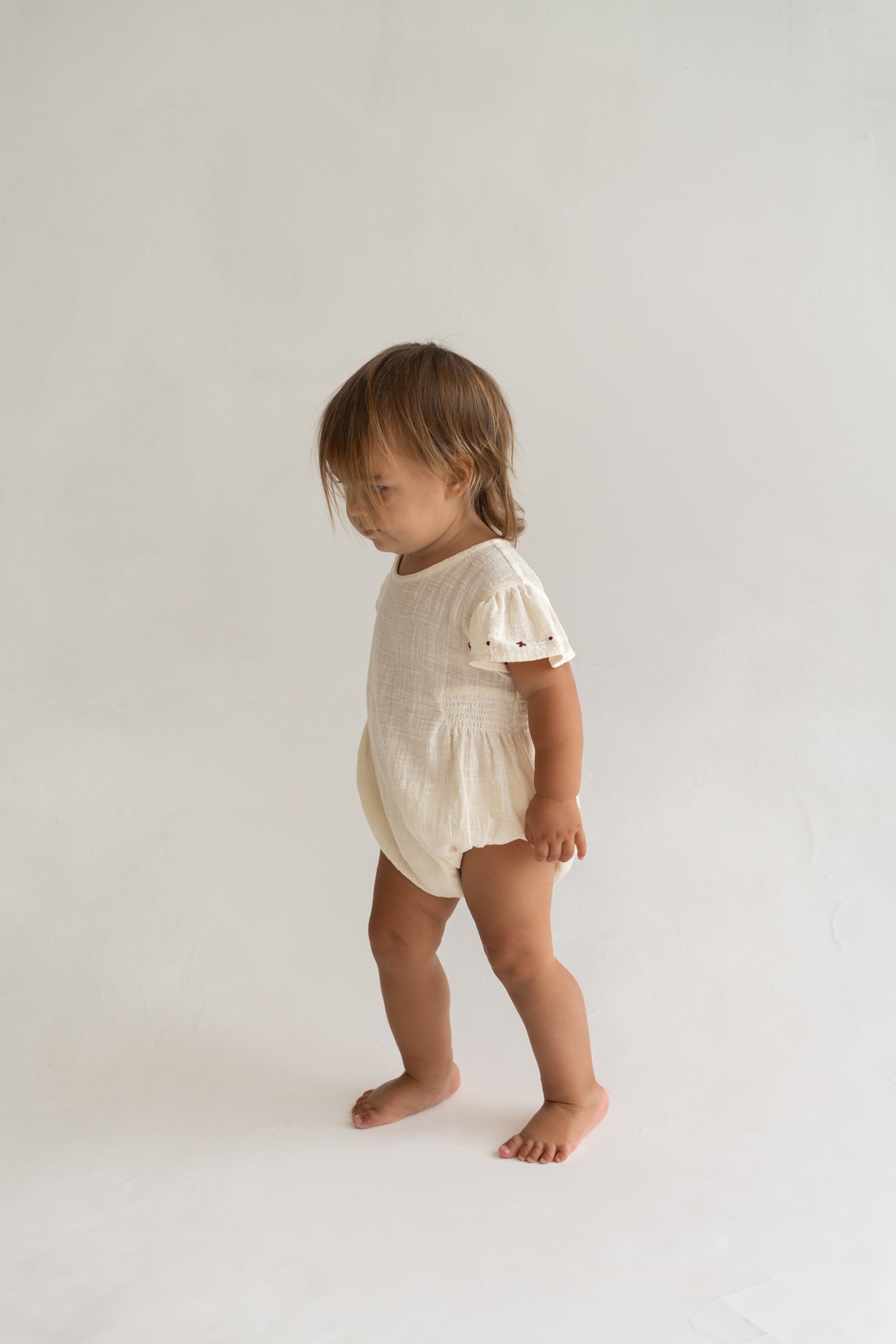 Blossom Romper Natural