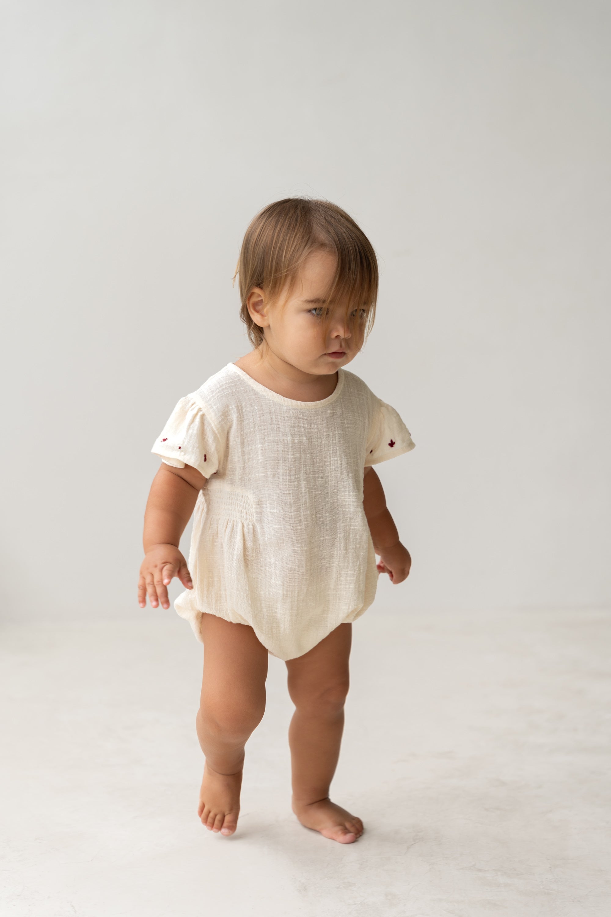 Blossom Romper Natural