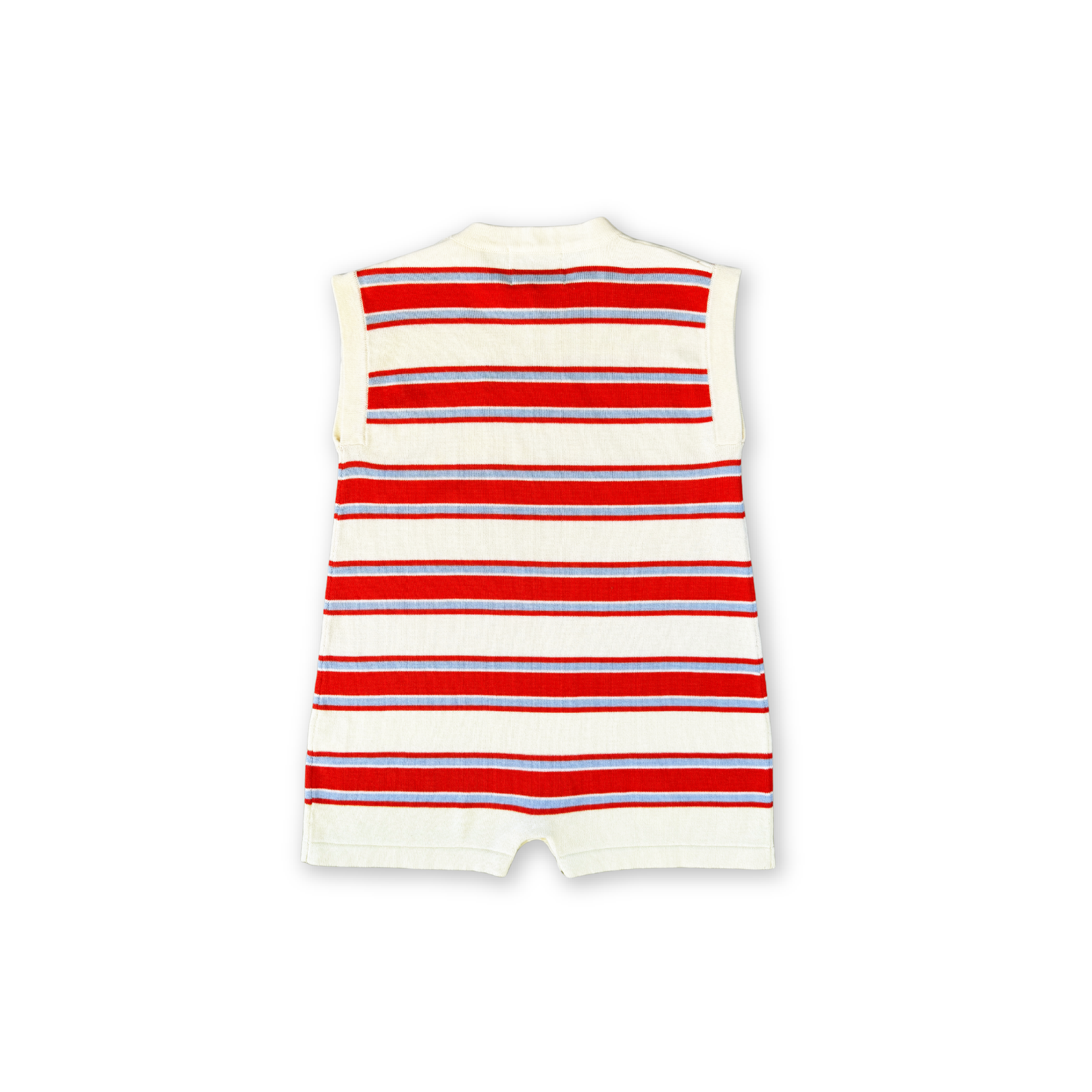 Grown - Organic Island Stripe Playsuit