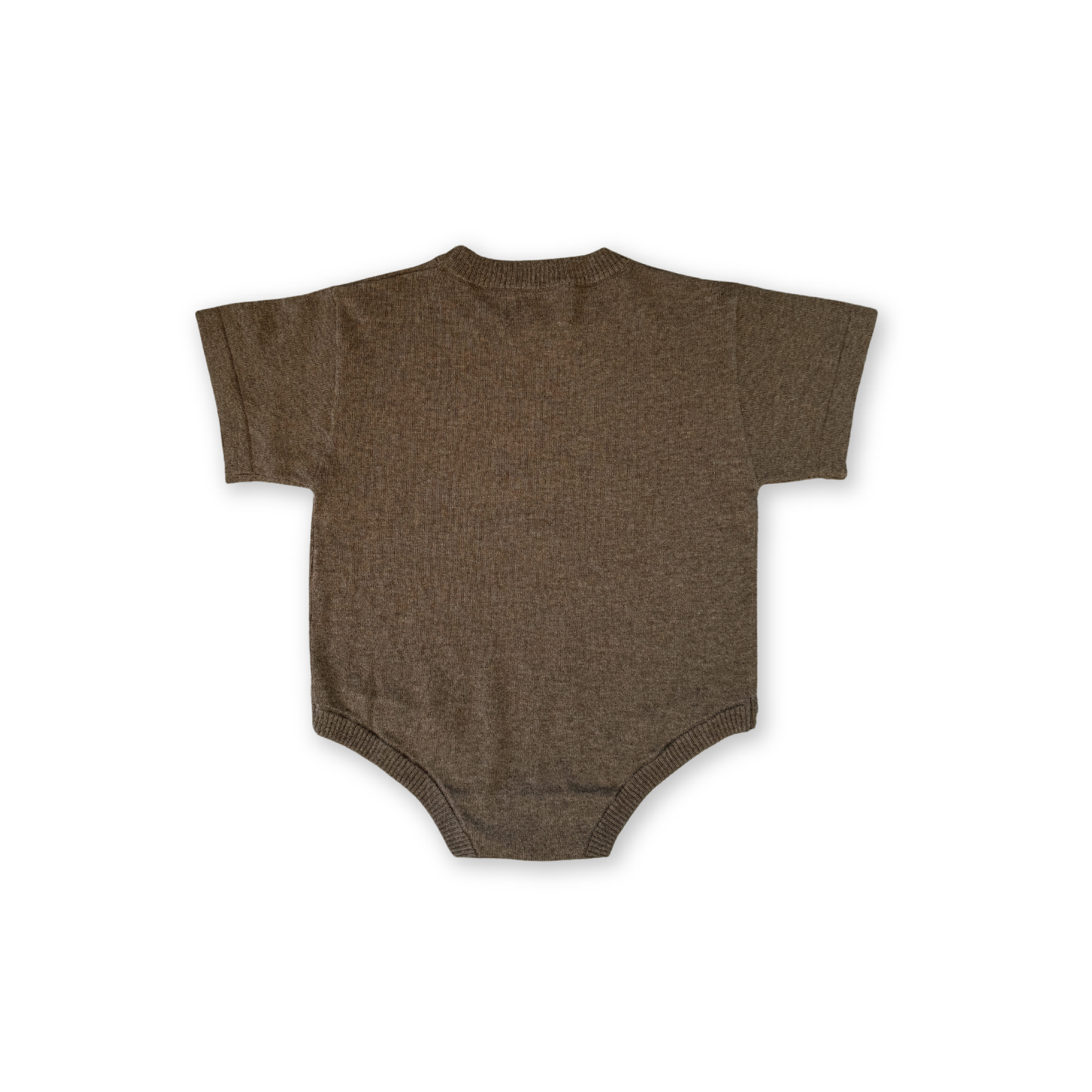 Grown - Organic Sardine Oversized Romper Mud