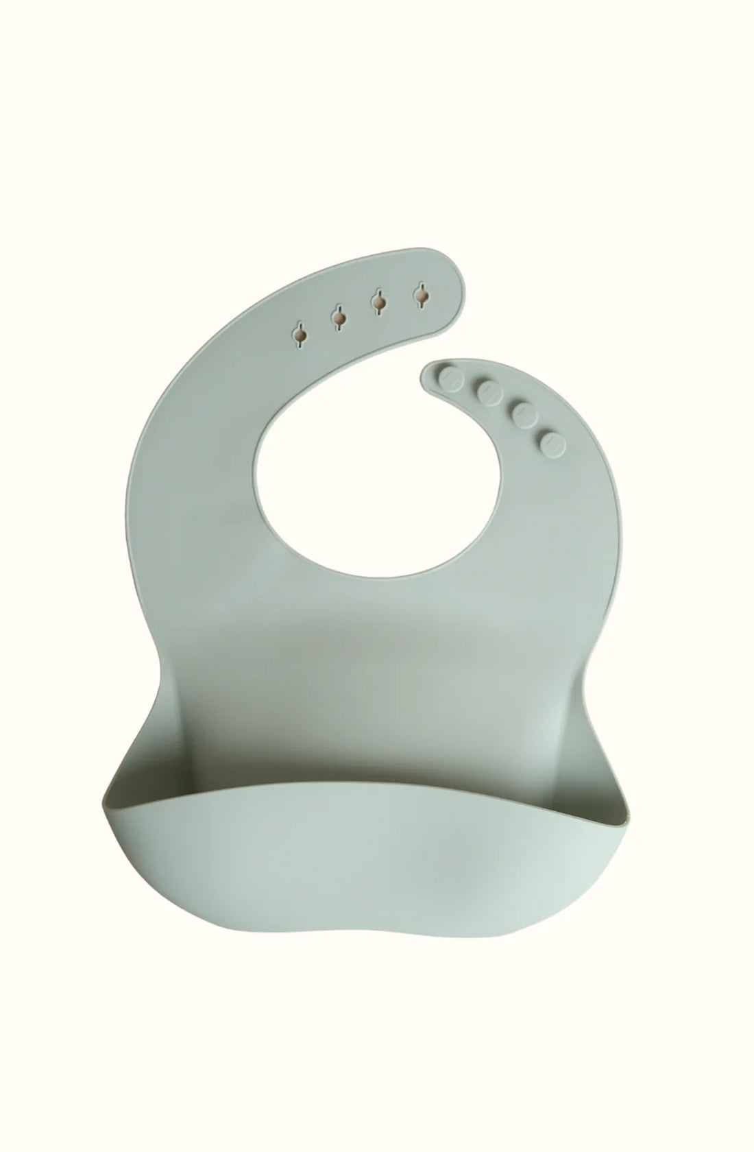 ROMMER Silicone Bib in Sea Mist.