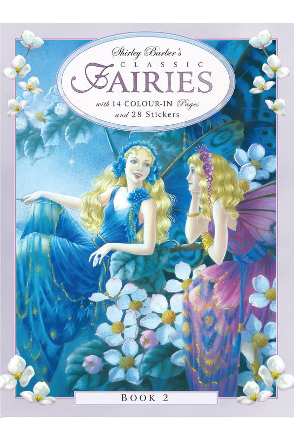 Shirley Barber - Fairies Colour-in and Stickers Book 2