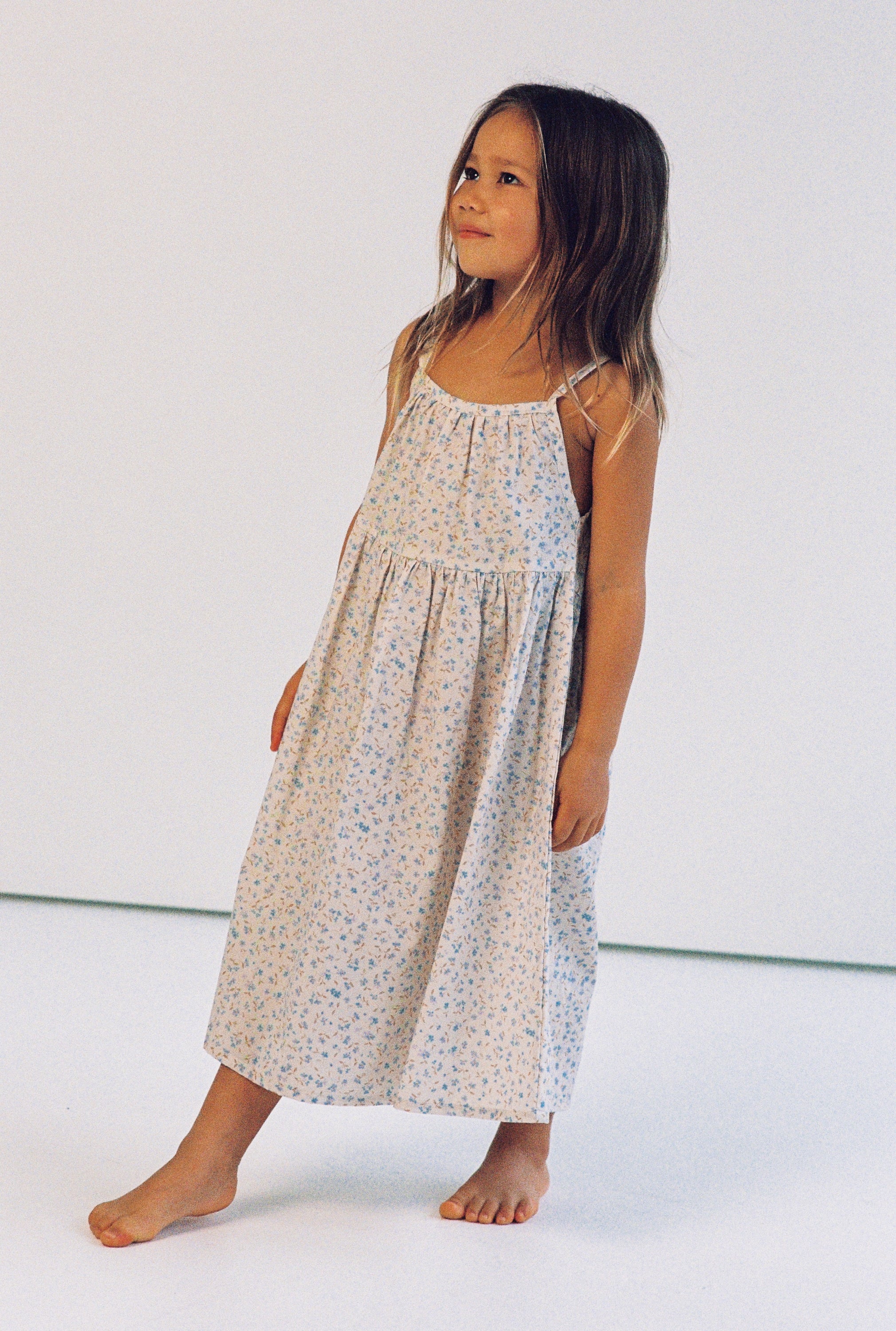 Illoura the Label - Darcy Dress Indigo Bloom